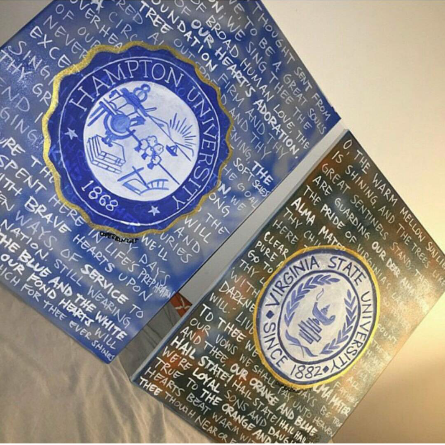 CUSTOM HBCU ALMA MATER ART