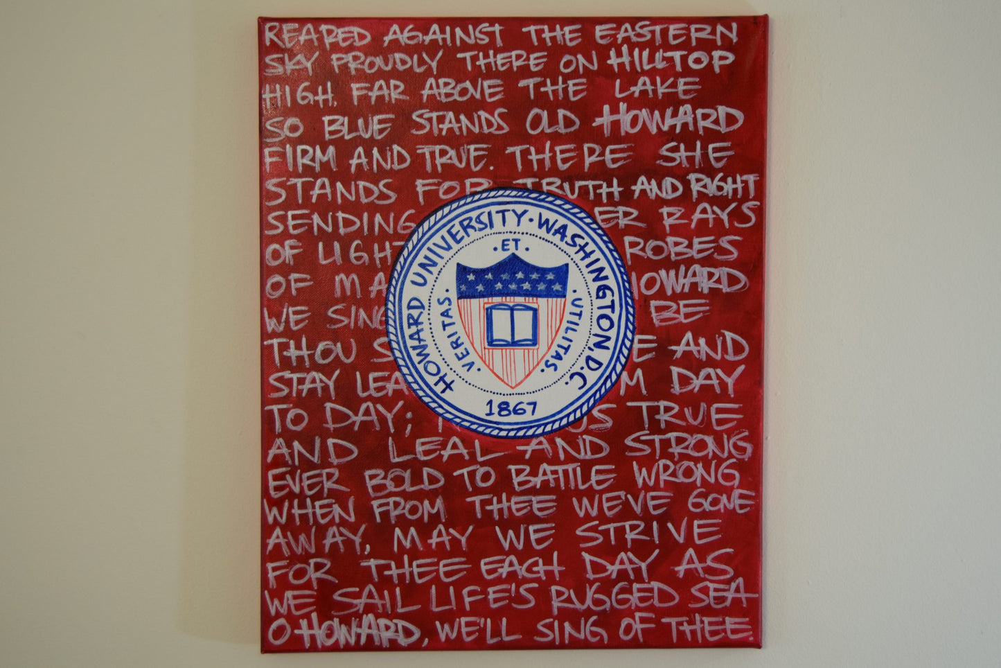 CUSTOM HBCU ALMA MATER ART