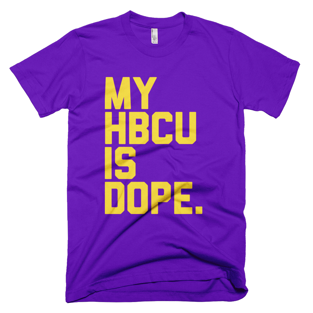 MY HBCU IS DOPE (PURPLE/YELLOW)