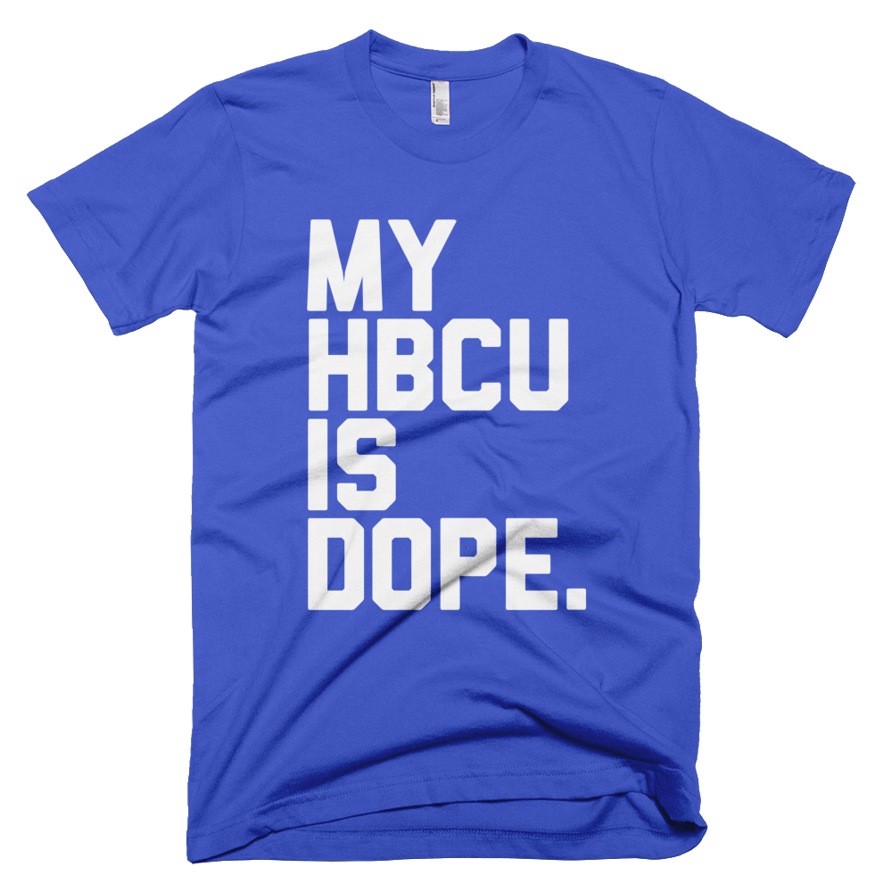 MY HBCU IS DOPE (ROYAL/WHITE)
