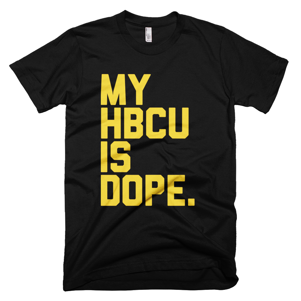 MY HBCU IS DOPE (BLACK/YELLOW)